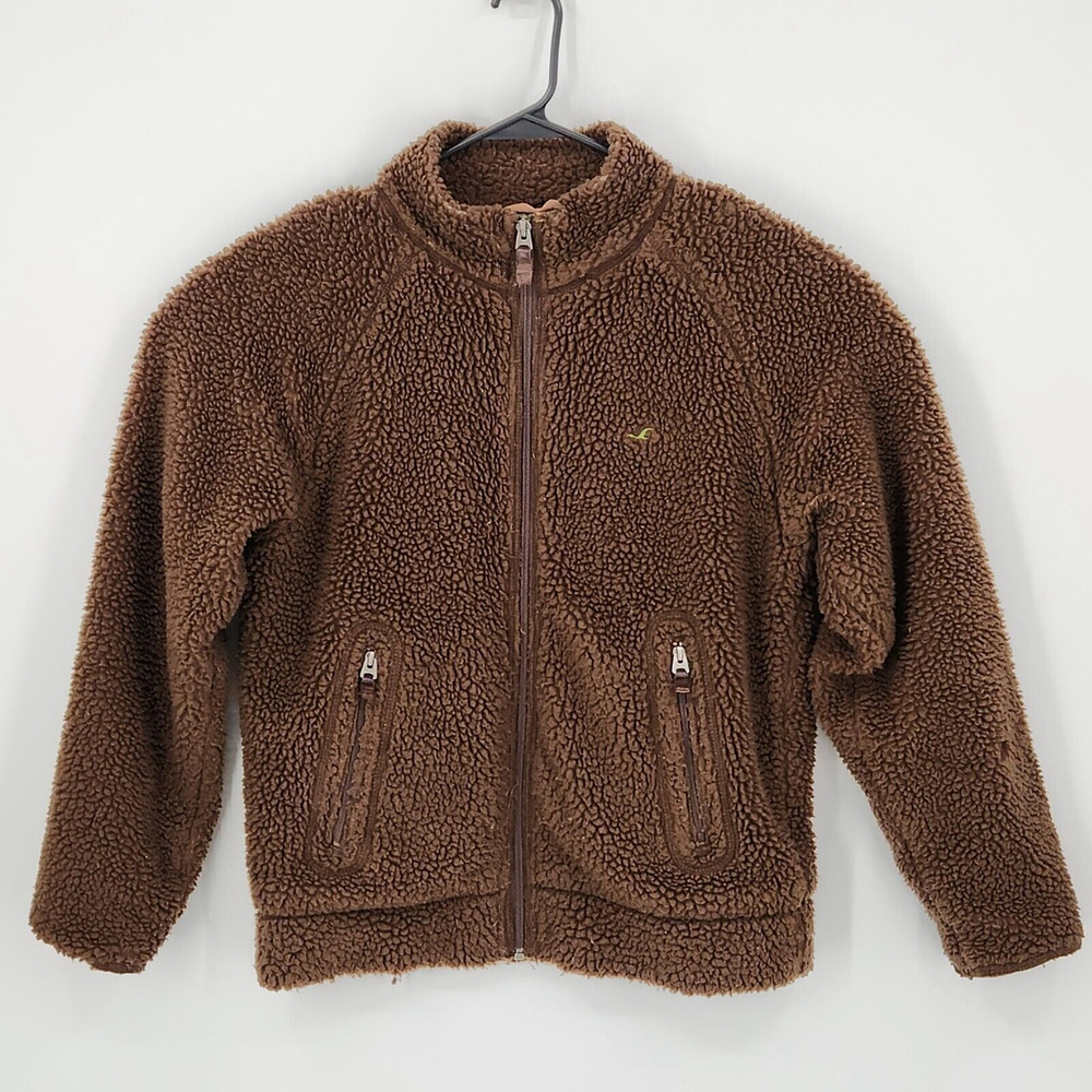 Hollister West Coast Classics Y2K Mall Brand Mens Fleece Lined Jacket Size M